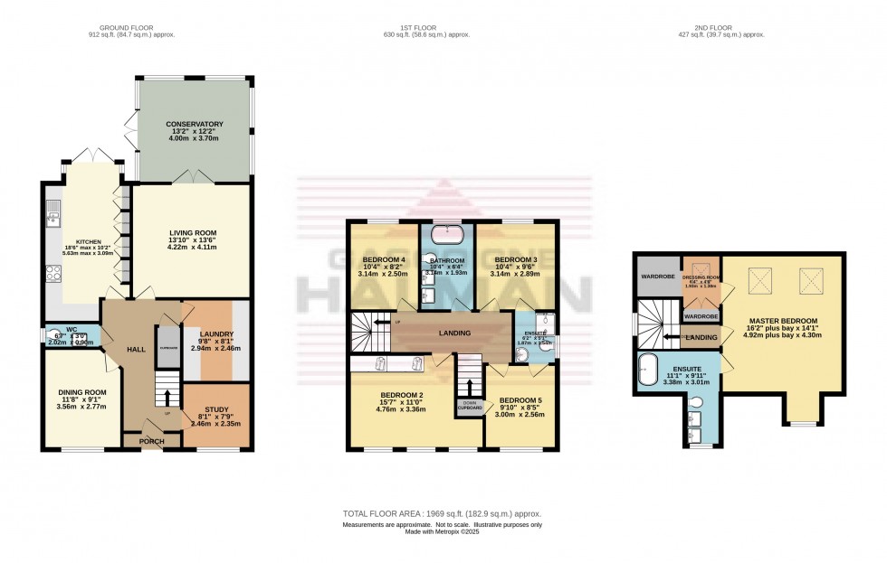 Floorplan for Mayflower Close, Glossop