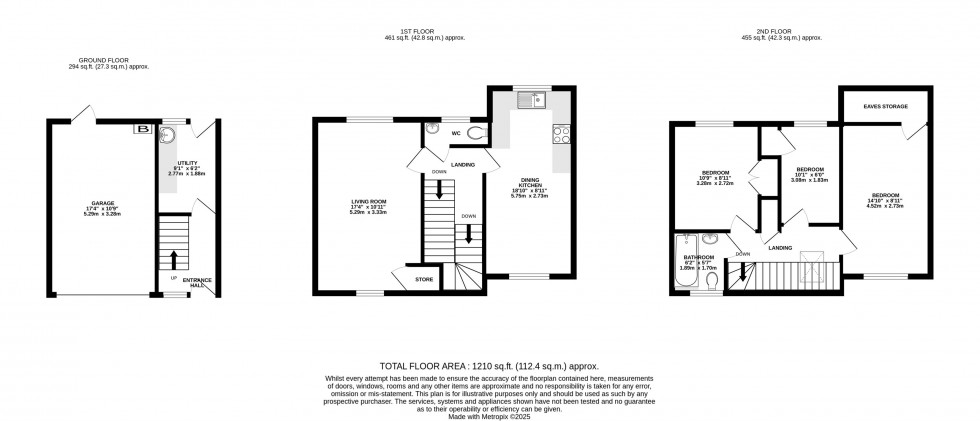 Floorplan for Rydal Mews, Manchester Road, Wilmslow