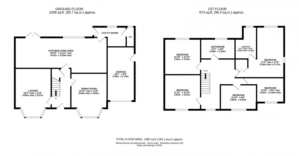 Floorplan for Francis Road, Stockton Heath, Warrington