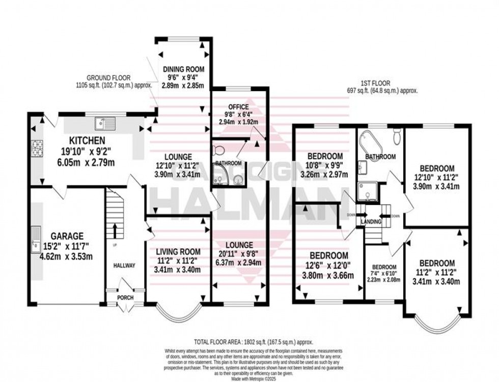 Floorplan for Park Road, Gatley