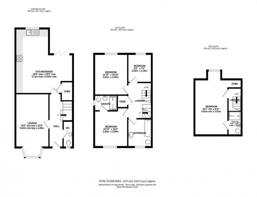 Floorplan for Warmbrook Road, Chapel-En-Le-Frith, High Peak