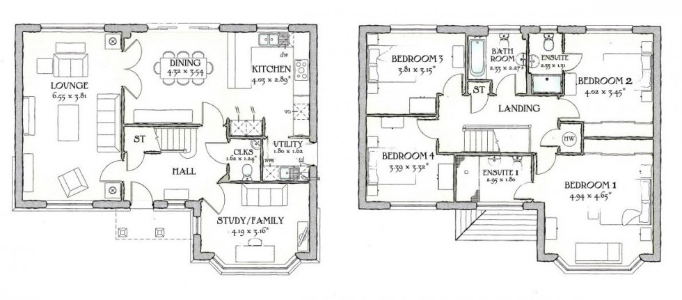 Floorplan for Harrison Close, Tattenhall, Chester