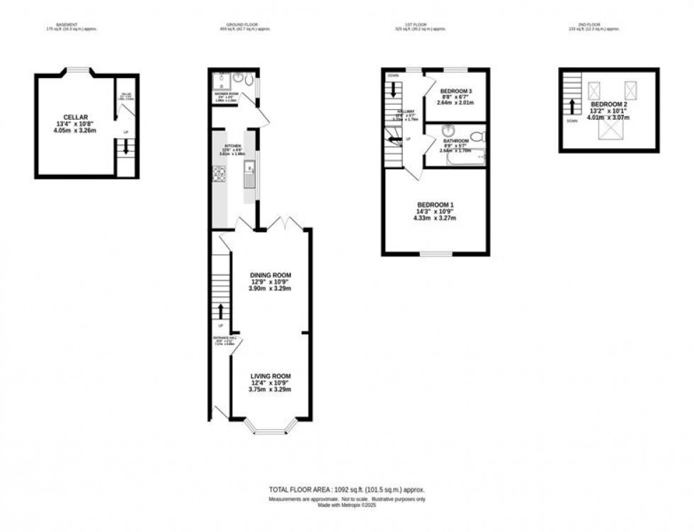 Floorplan for Churchwood Road, Didsbury