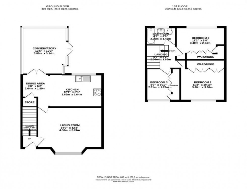 Floorplan for Mersey Crescent, West Didsbury