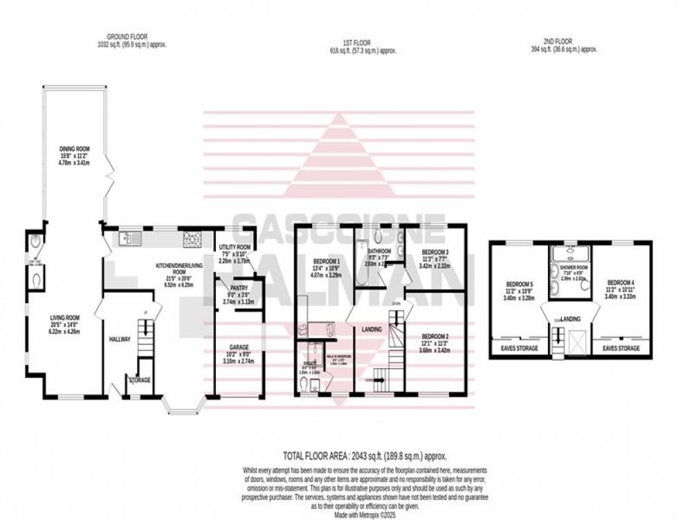Floorplan for Braystan Gardens, Gatley, Stockport