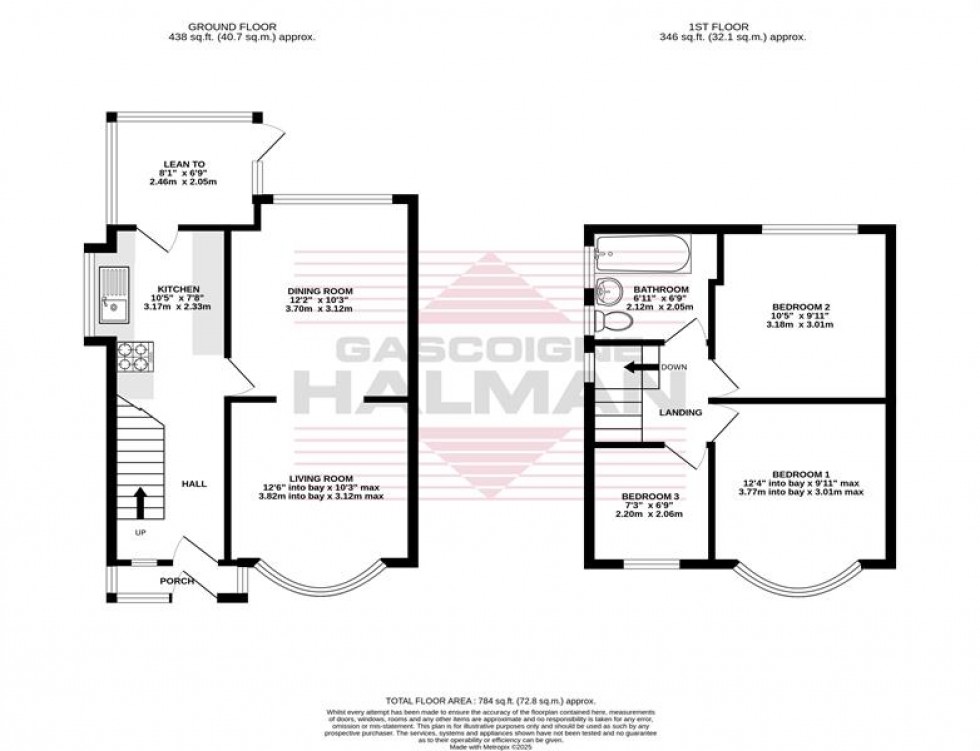 Floorplan for Cranleigh Drive, Cheadle, Stockport