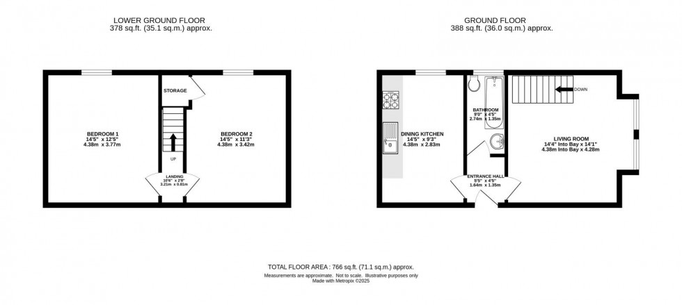 Floorplan for Mill Lane, Northenden