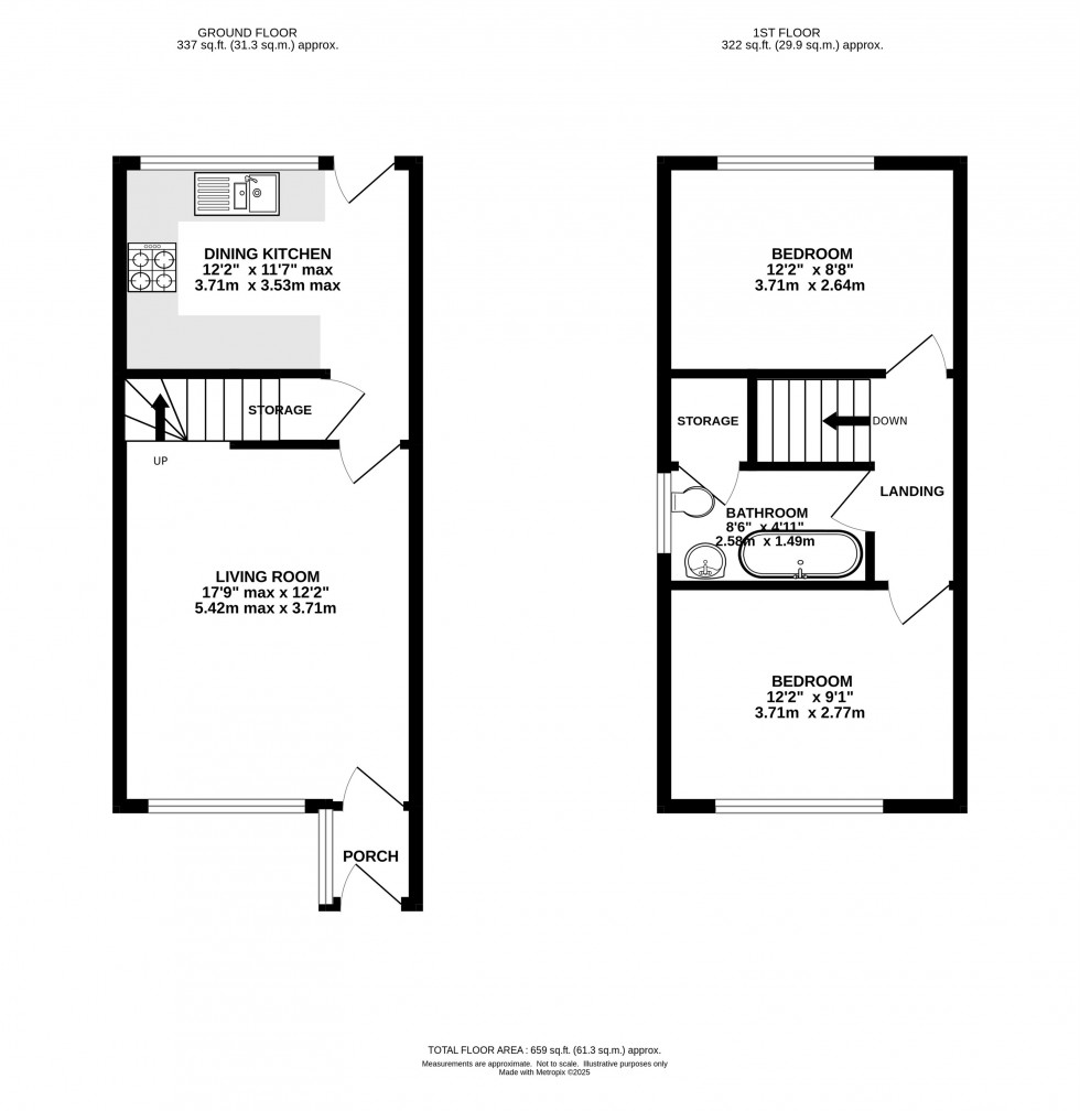 Floorplan for Rotherdale Avenue, Timperley, Altrincham