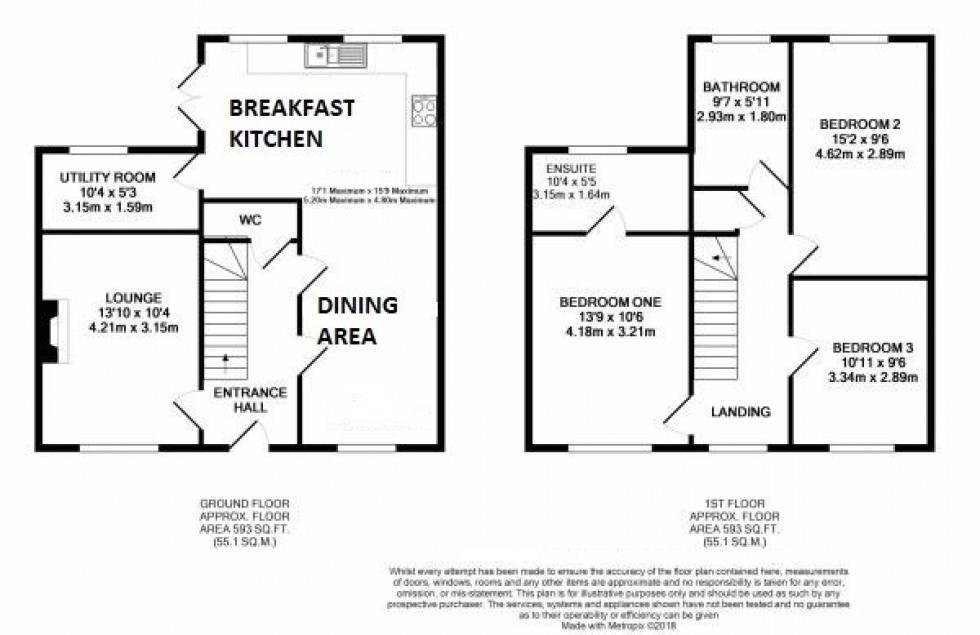 Floorplan for Modern cottage with gated entrance and private driveway in Alpraham