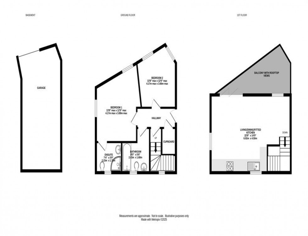 Floorplan for Dickson Wharf, Wharf Road, Whaley Bridge, High Peak