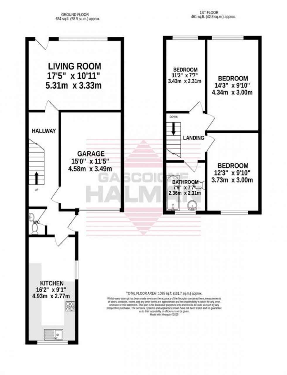 Floorplan for Wrenbury Drive, Cheadle
