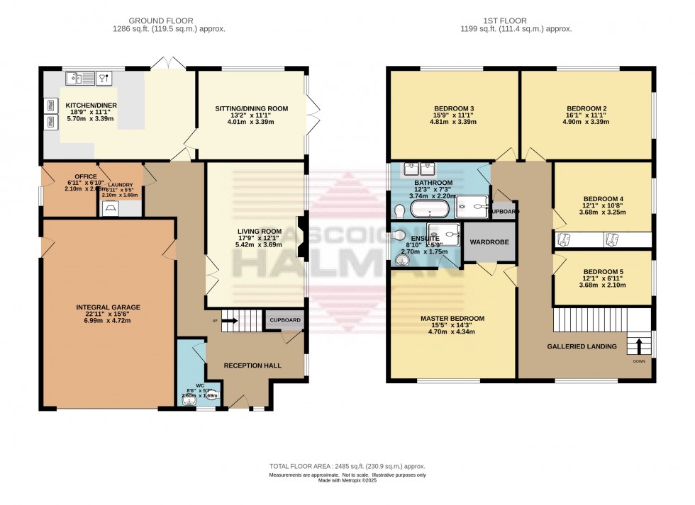 Floorplan for Shirebrook Drive, Glossop
