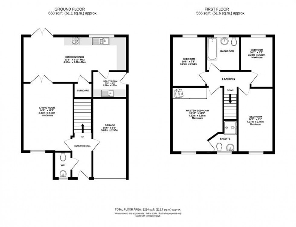 Floorplan for Severn Way, Holmes Chapel