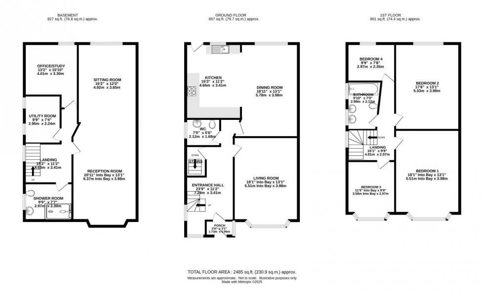 Floorplan for Darley Avenue, West Didsbury