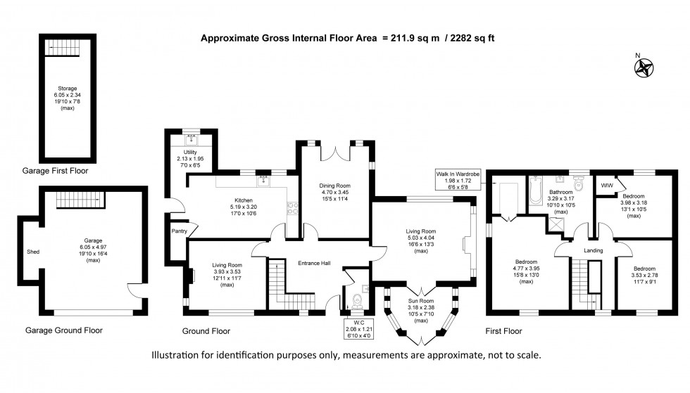 Floorplan for Woodlands Crescent, High Legh, Knutsford