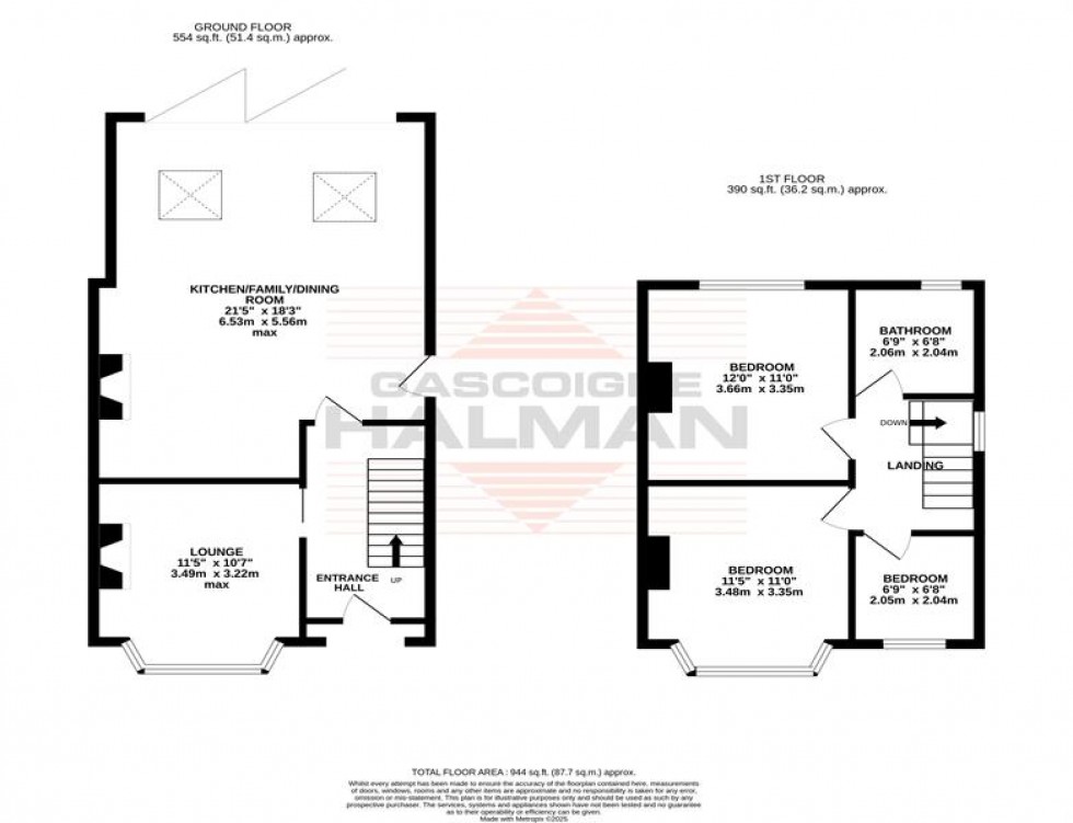 Floorplan for Arcadia Avenue, Sale