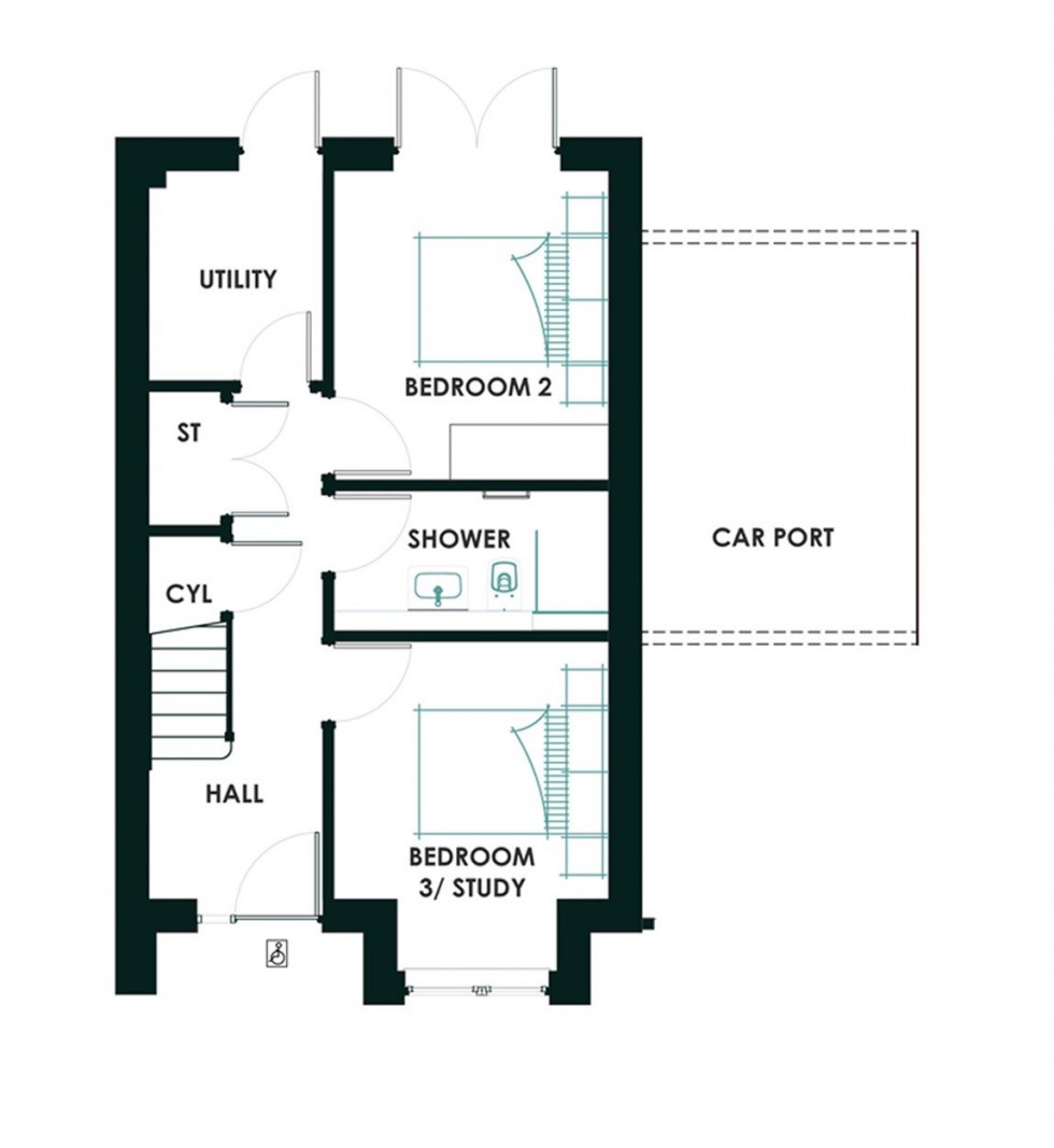 Floorplan for Highfield Gardens, Sale