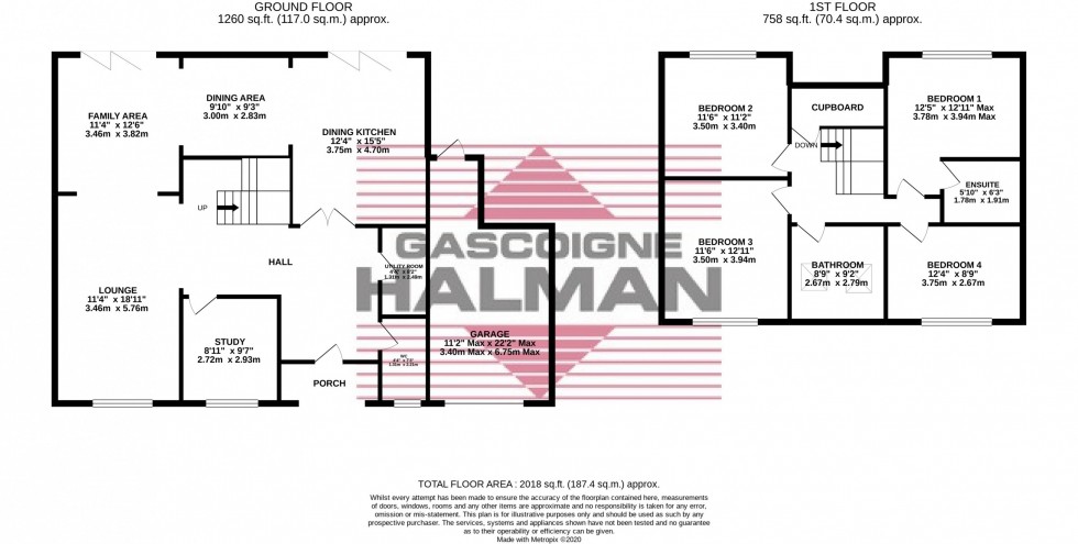 Floorplan for Bradshaw Road, Marple, Stockport
