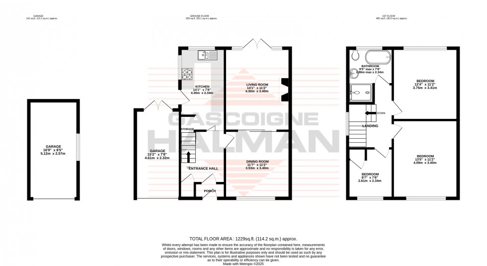 Floorplan for Somerton Avenue, Sale