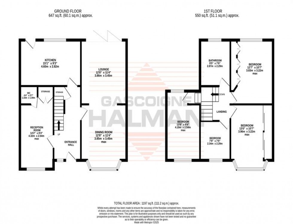 Floorplan for Bromley Road, Sale
