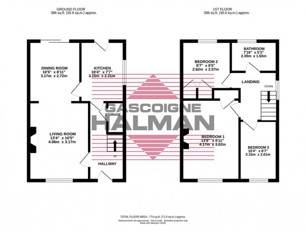 Floorplan for Tewkesbury Close, Cheadle Hulme