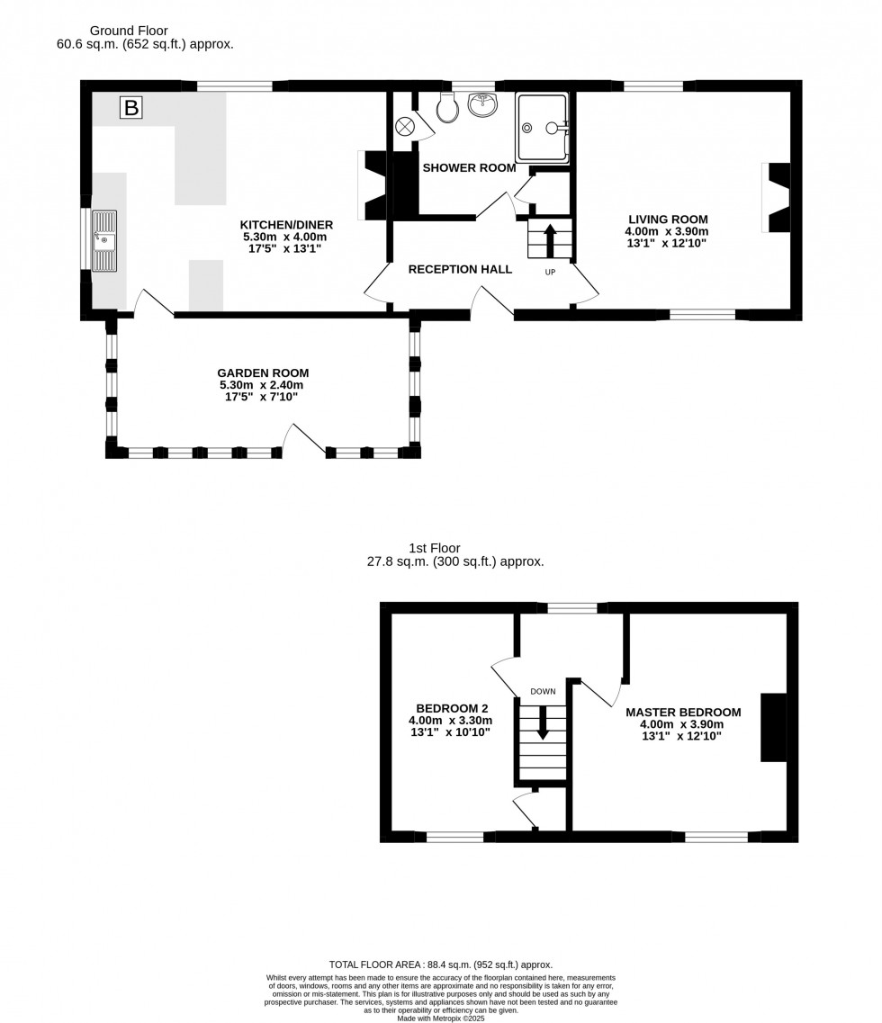 Floorplan for Unique development opportunity in 0.35 acre at far end of Sadlers Wells