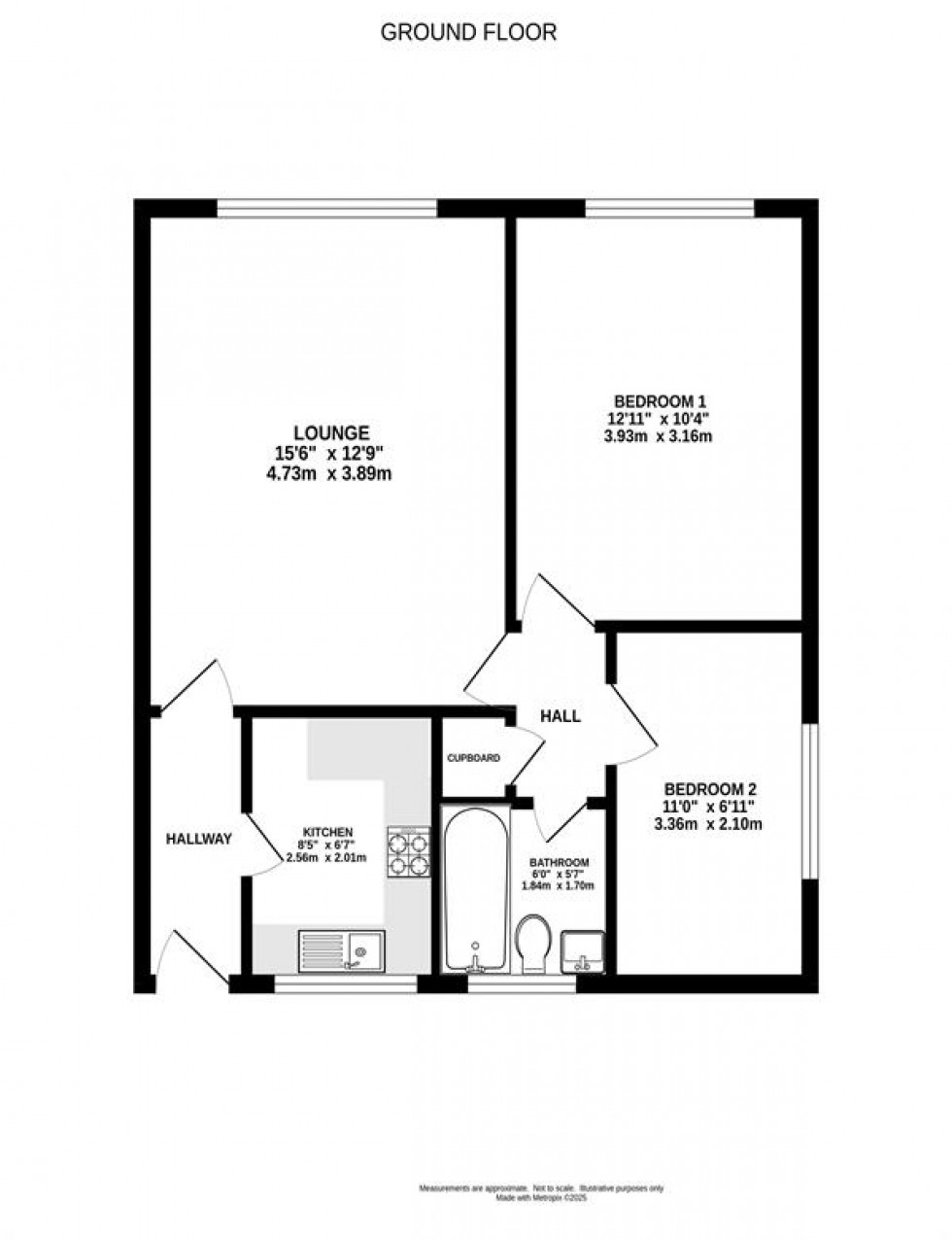 Floorplan for Green Lane, Heaton Norris
