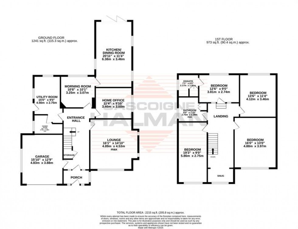 Floorplan for Meadway, Sale