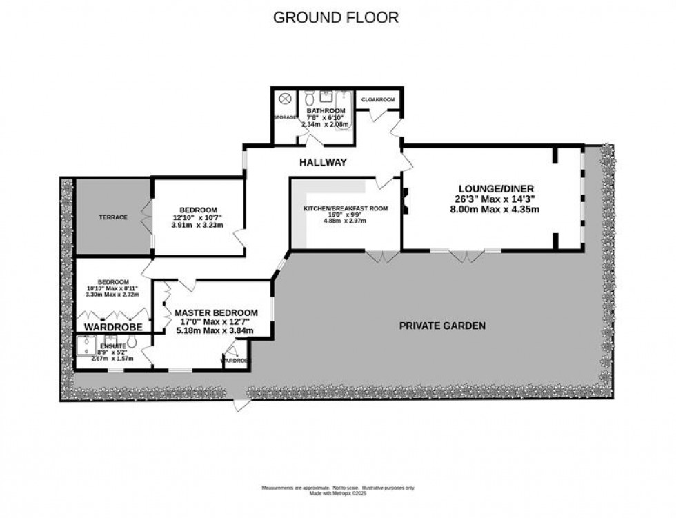 Floorplan for St. Annes Gardens, Altrincham