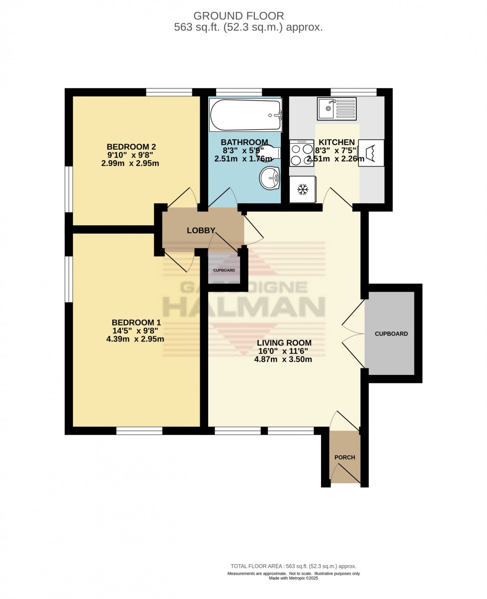 Floorplan for Victoria Street, Glossop