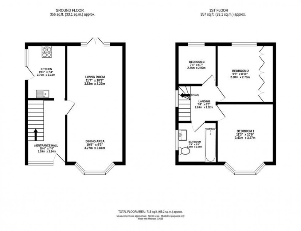 Floorplan for Highcroft Avenue, West Didsbury