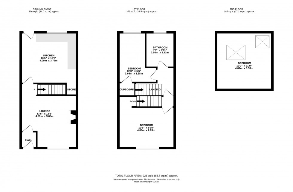 Floorplan for Townley Terrace, Marple, Stockport