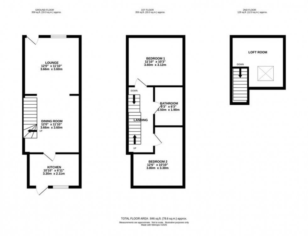 Floorplan for Oxford Road, Macclesfield