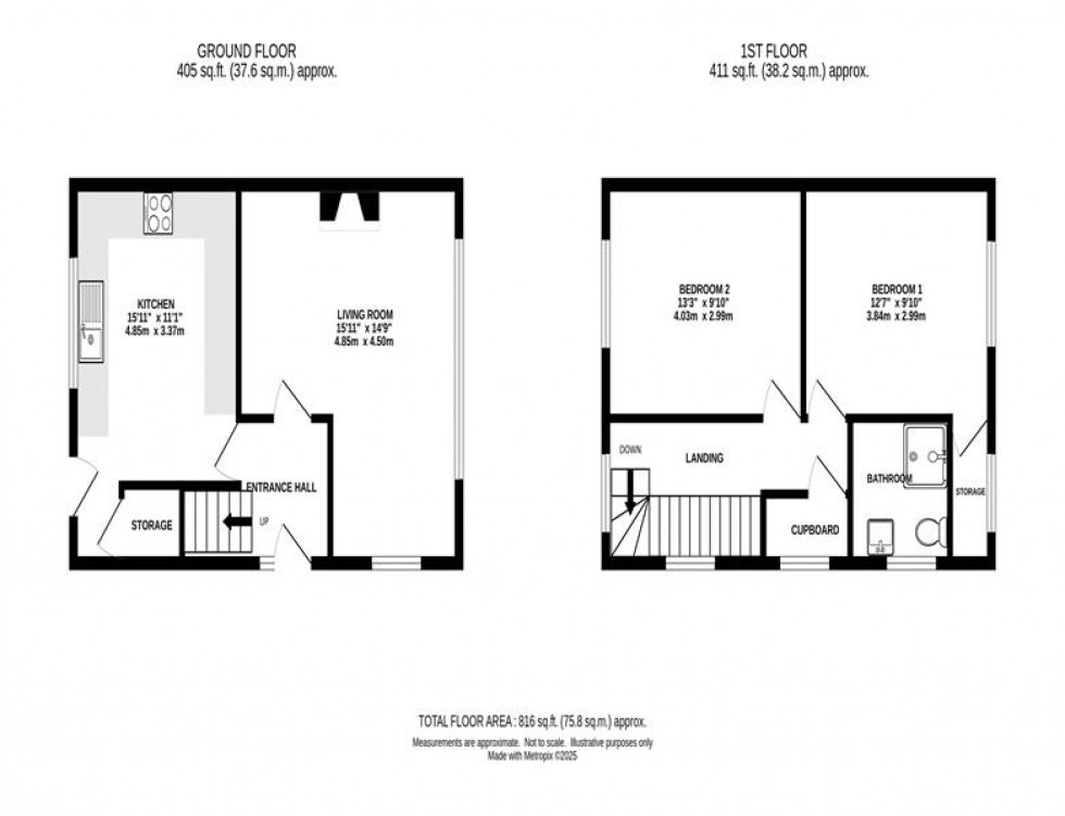 Floorplan for Boothfields, Knutsford