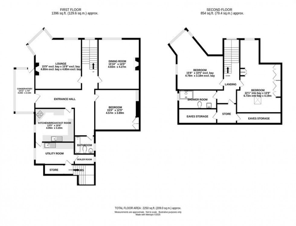 Floorplan for Manchester Road, Buxton