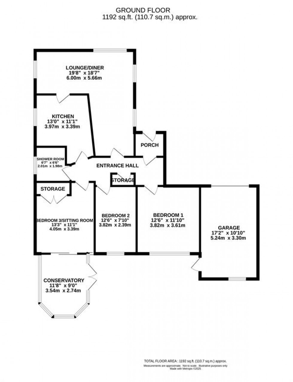Floorplan for Bollinbarn, Macclesfield