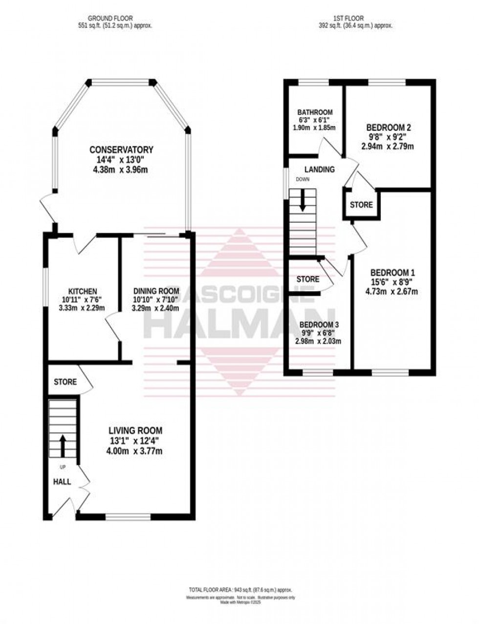 Floorplan for Alston Close, Hazel Grove