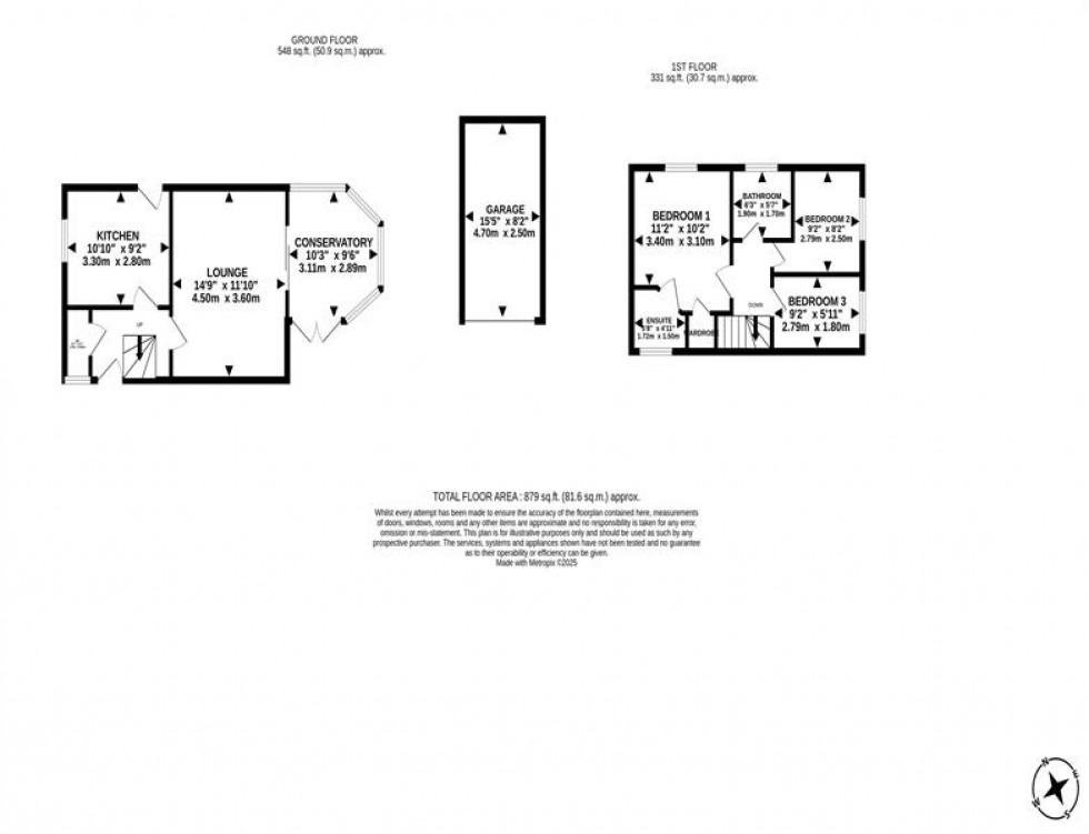Floorplan for Manna Drive, Elton, Chester