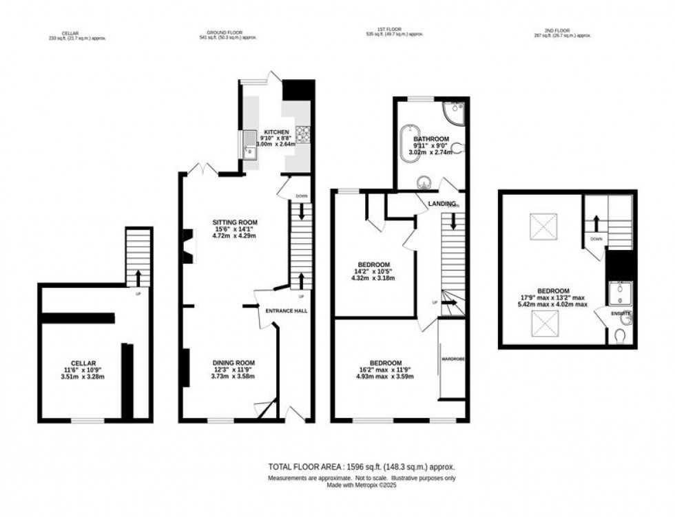Floorplan for 89 Buxton Road, Whaley Bridge, High Peak