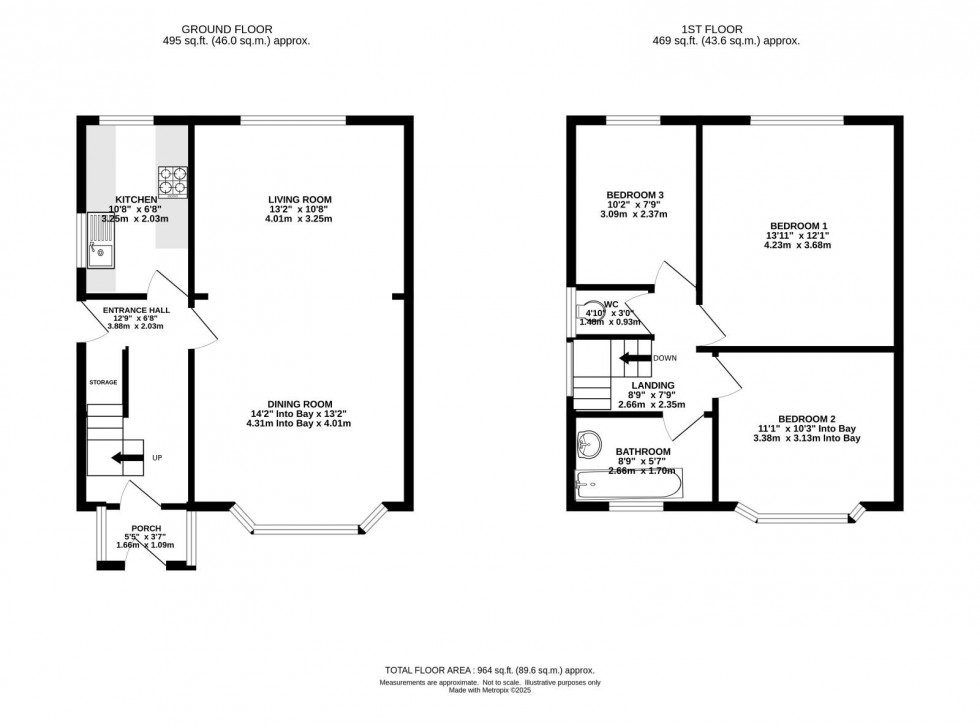 Floorplan for Newville Drive, Withington