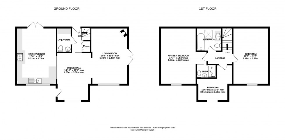 Floorplan for Wornish Nook, Somerford Booths