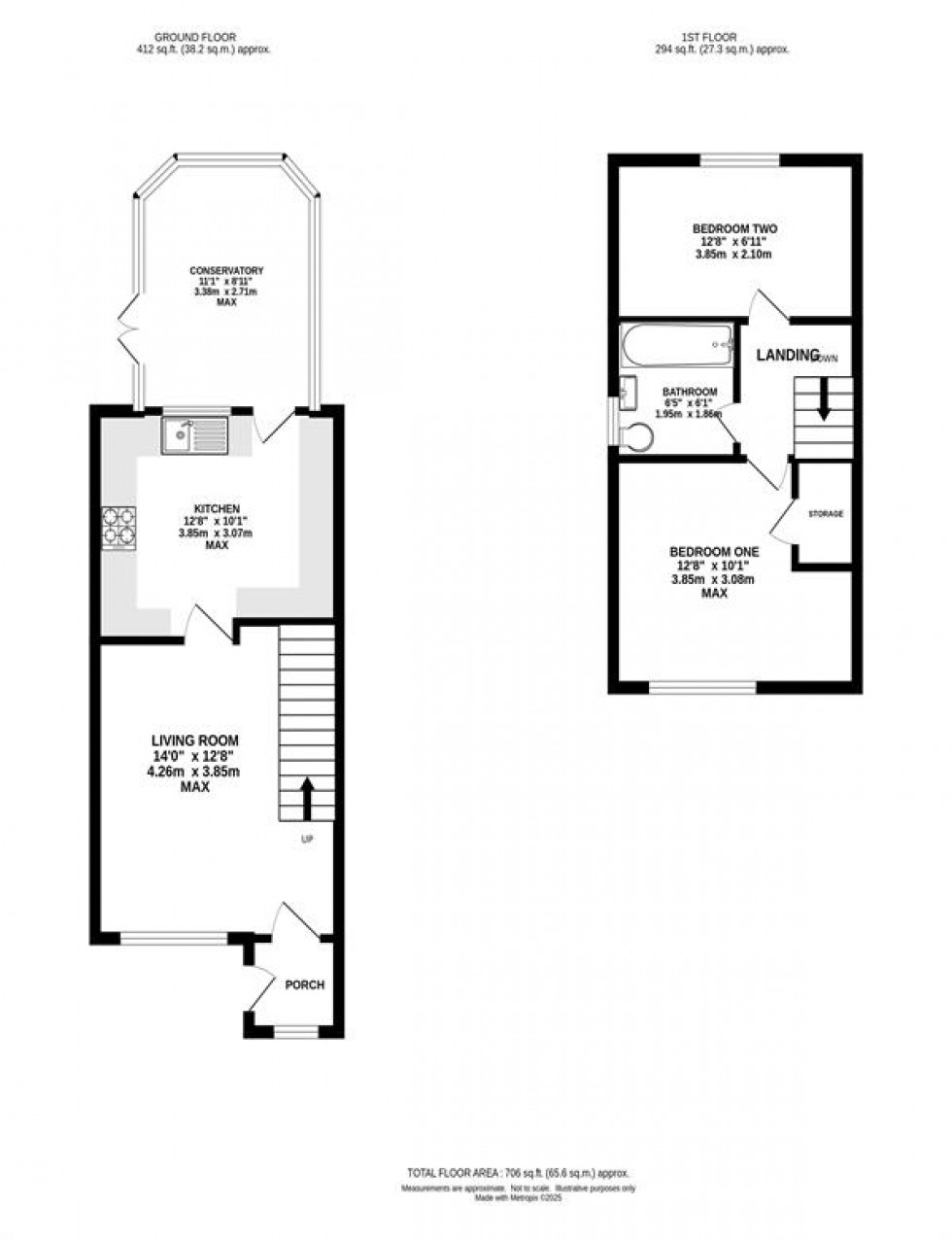 Floorplan for Uppermill Drive, Burnage