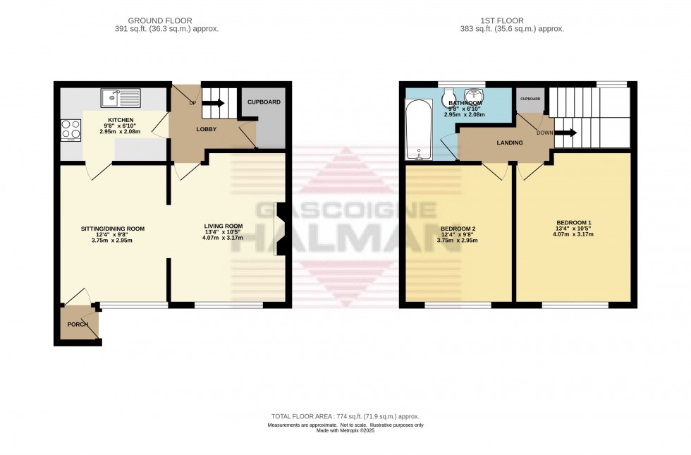 Floorplan for Kershaw Street, Glossop