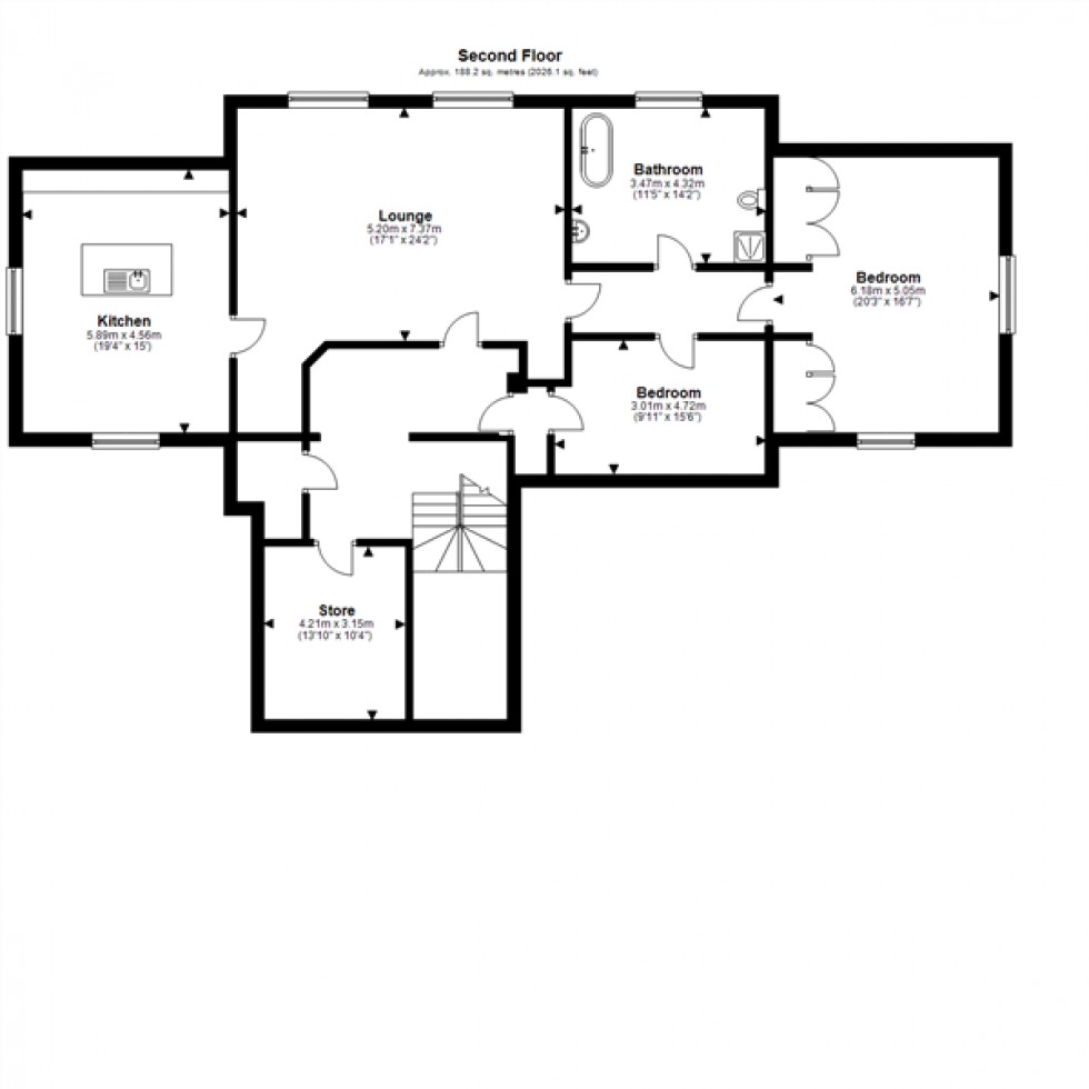 Floorplan for Incredible 8435 square feet property with sensational views in Crossley Park