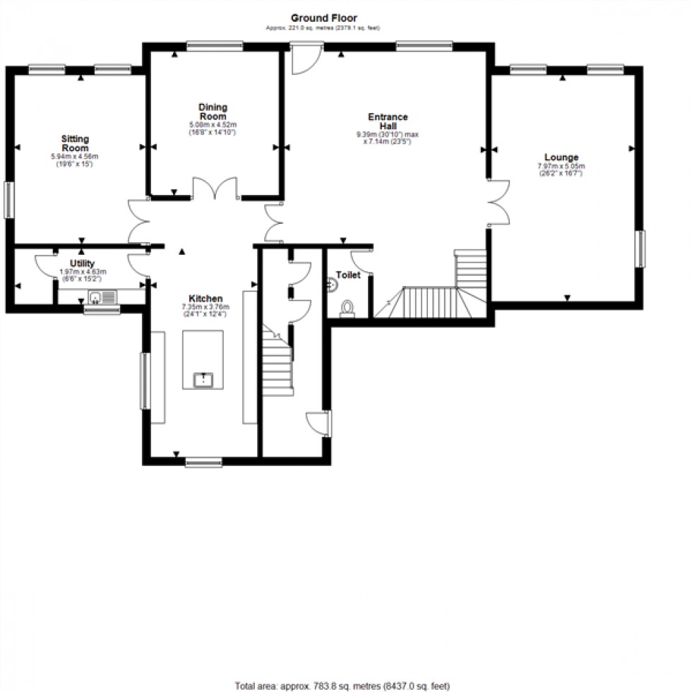 Floorplan for Incredible 8435 square feet property with sensational views in Crossley Park