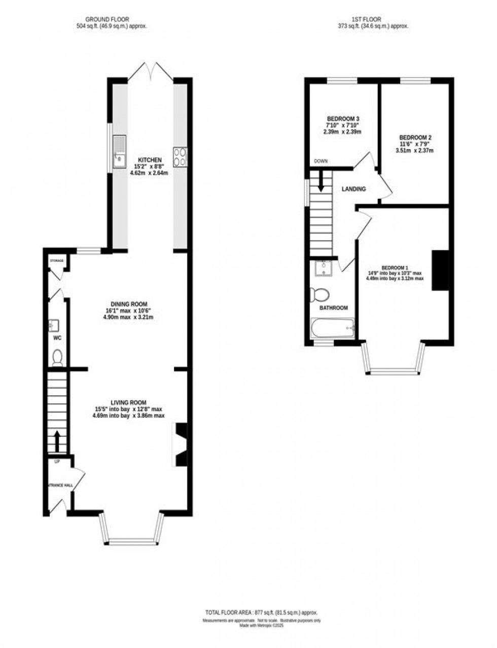 Floorplan for Knutsford Road, Holmes Chapel