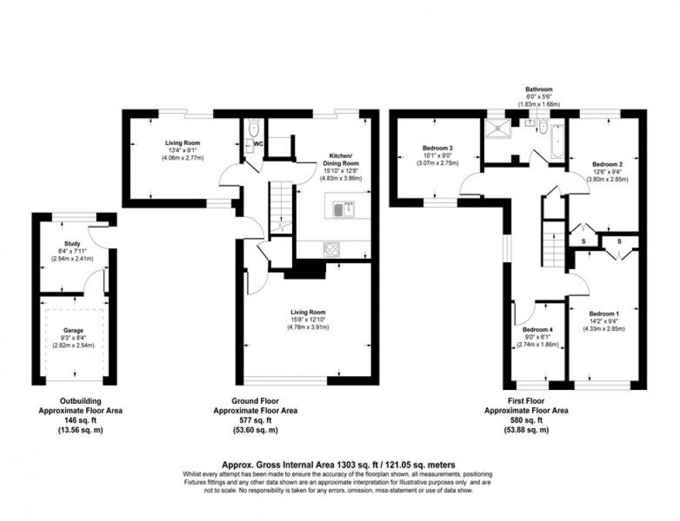 Floorplan for Elm Tree Avenue, Lymm