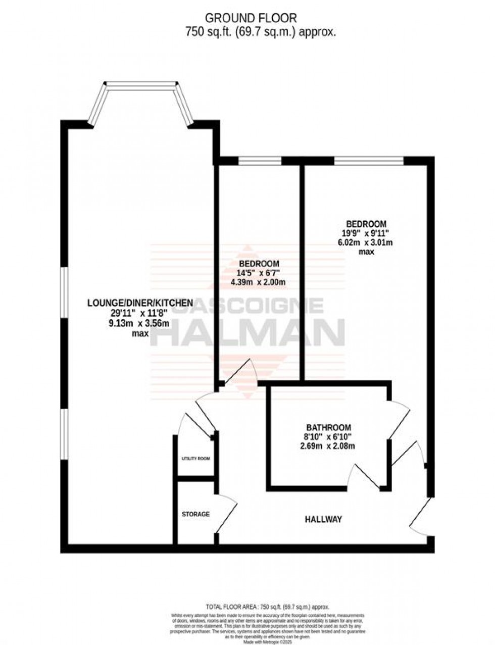 Floorplan for Brooklands Road, Sale