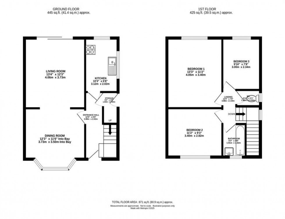 Floorplan for Mersey Bank Avenue, Chorlton