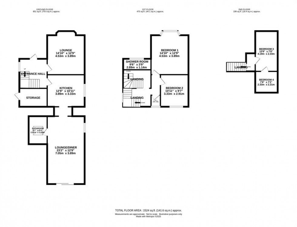 Floorplan for Park Grove, Macclesfield